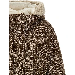 Brown Virgin Wool Coat