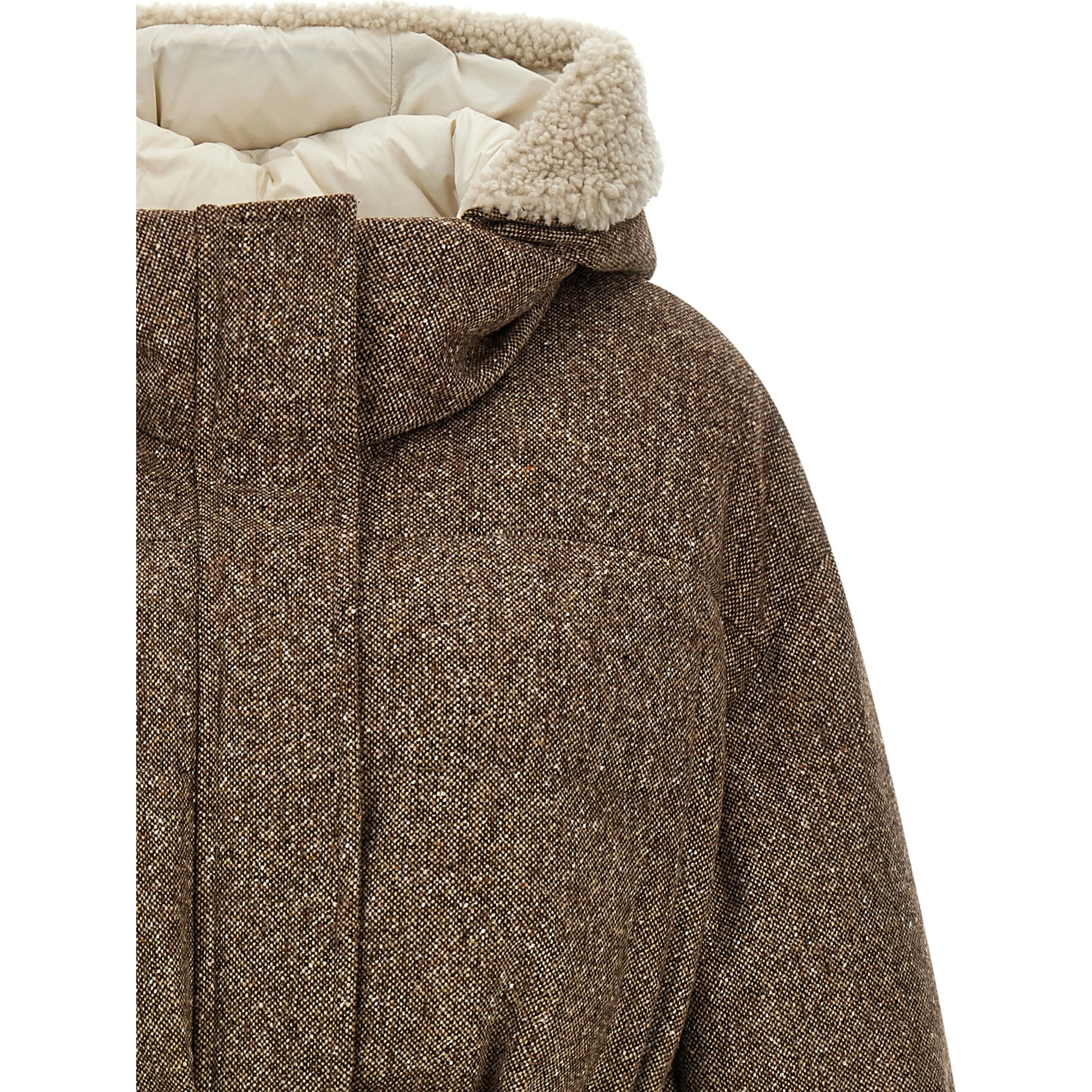 Brown Virgin Wool Coat