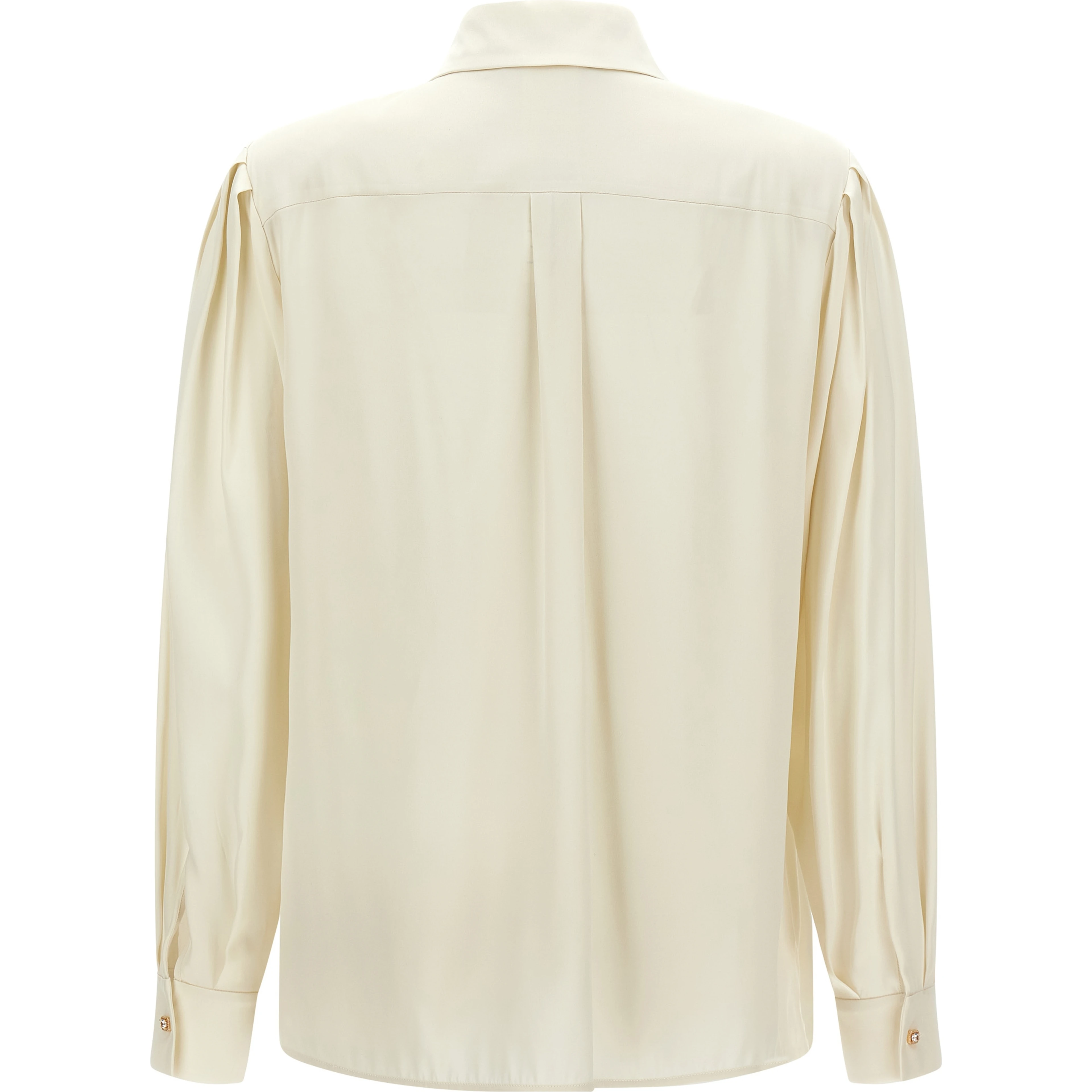 White Silk Blouse