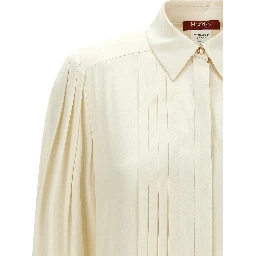 White Silk Blouse