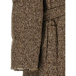 Brown Virgin Wool Coat