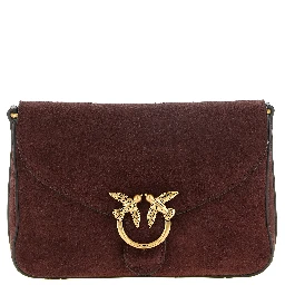 Bordeaux Calfskin Crossbody Bag