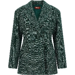 Bicolor Virgin Wool Blazer