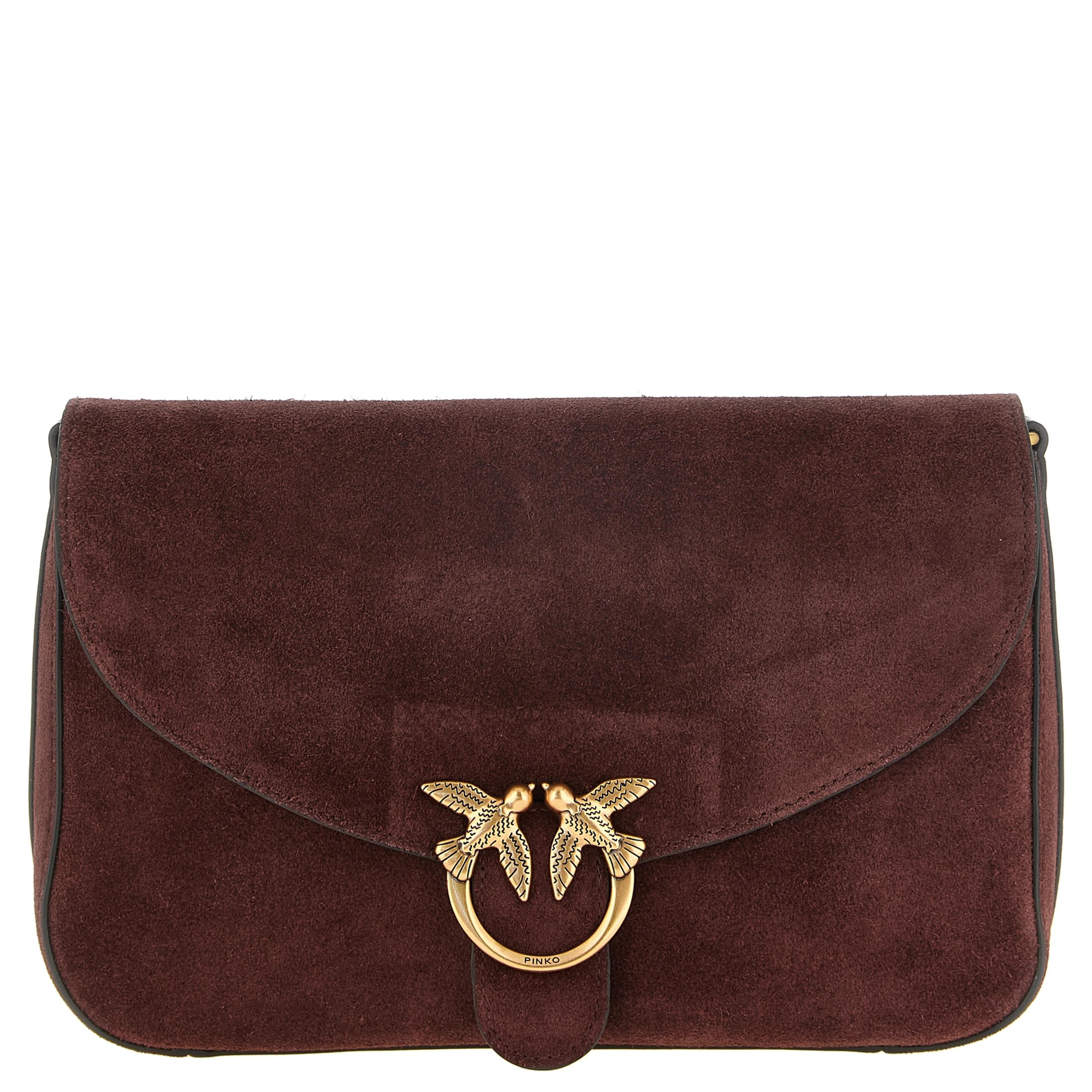 Bordeaux Calfskin Crossbody Bag