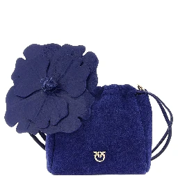 Blue Lambskin Clutch Bag