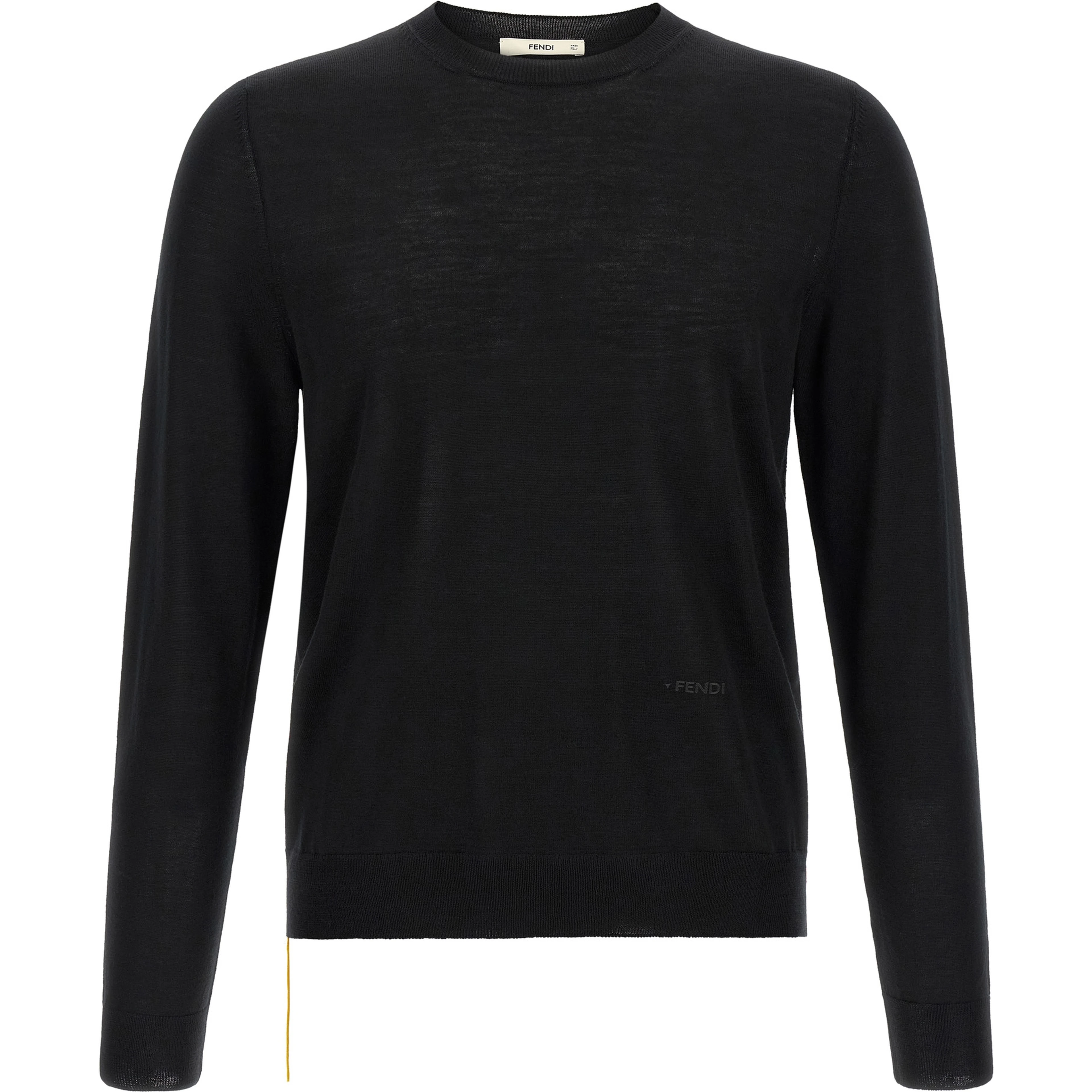Black Virgin Wool Cardigan