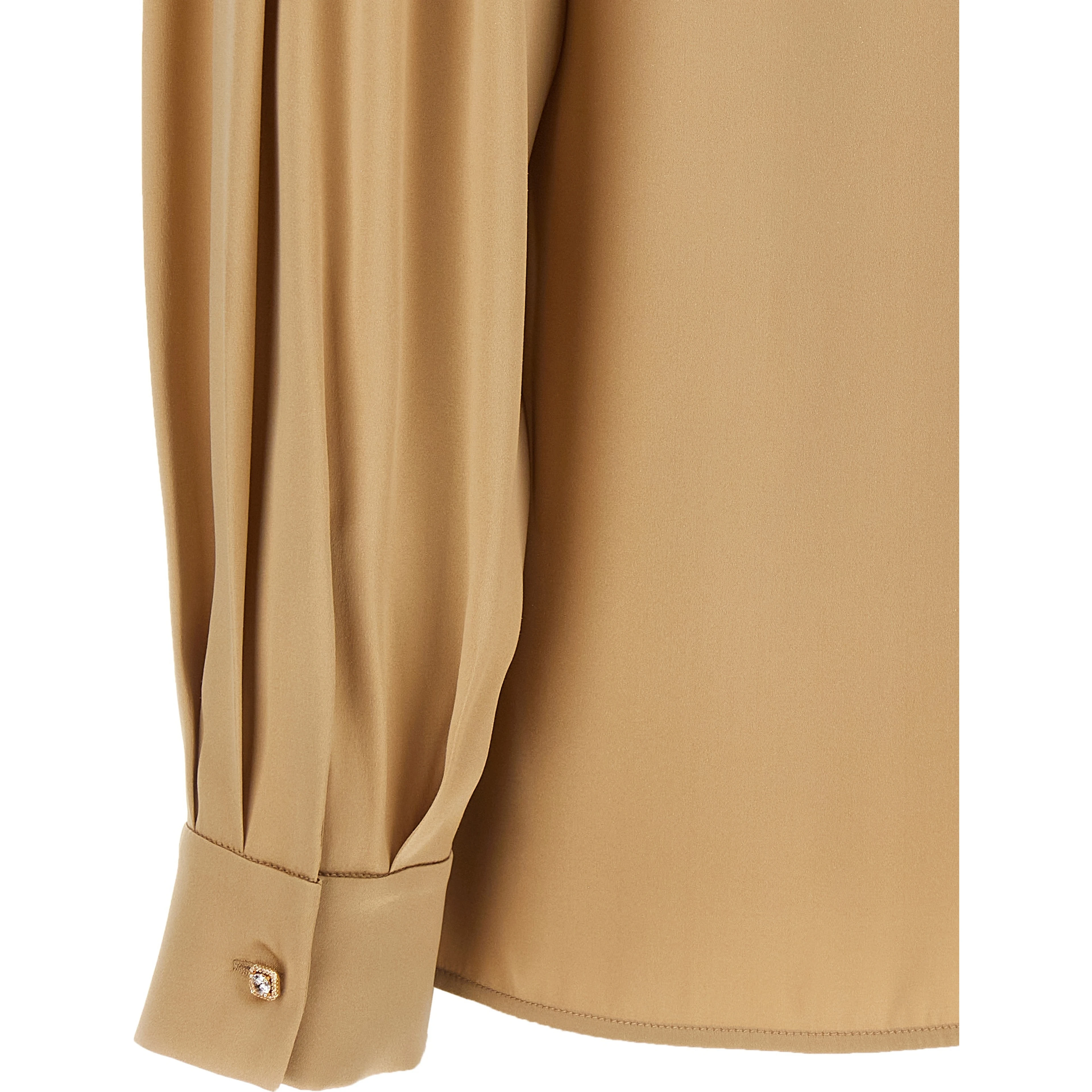 Beige Silk Blouse
