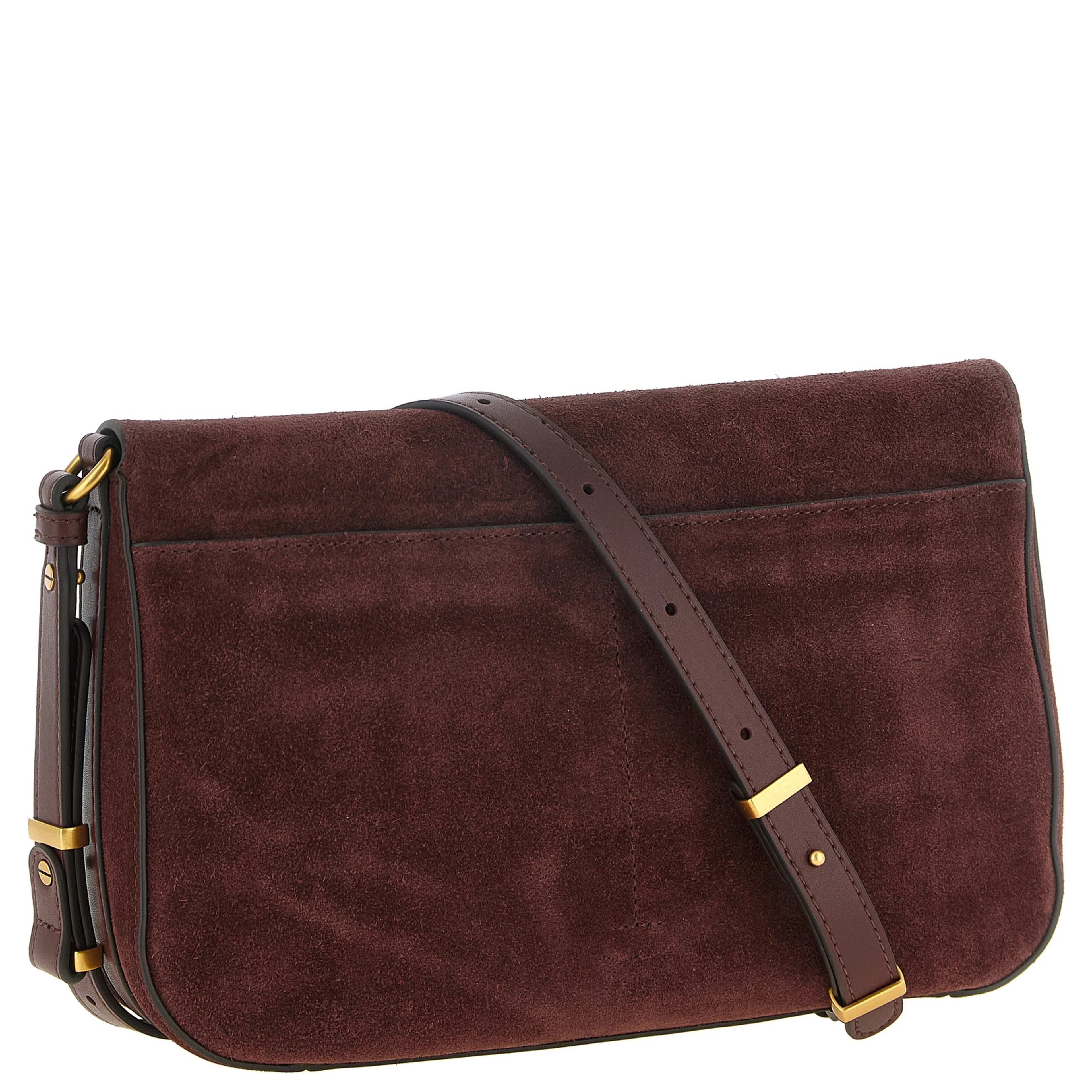 Bordeaux Calfskin Crossbody Bag