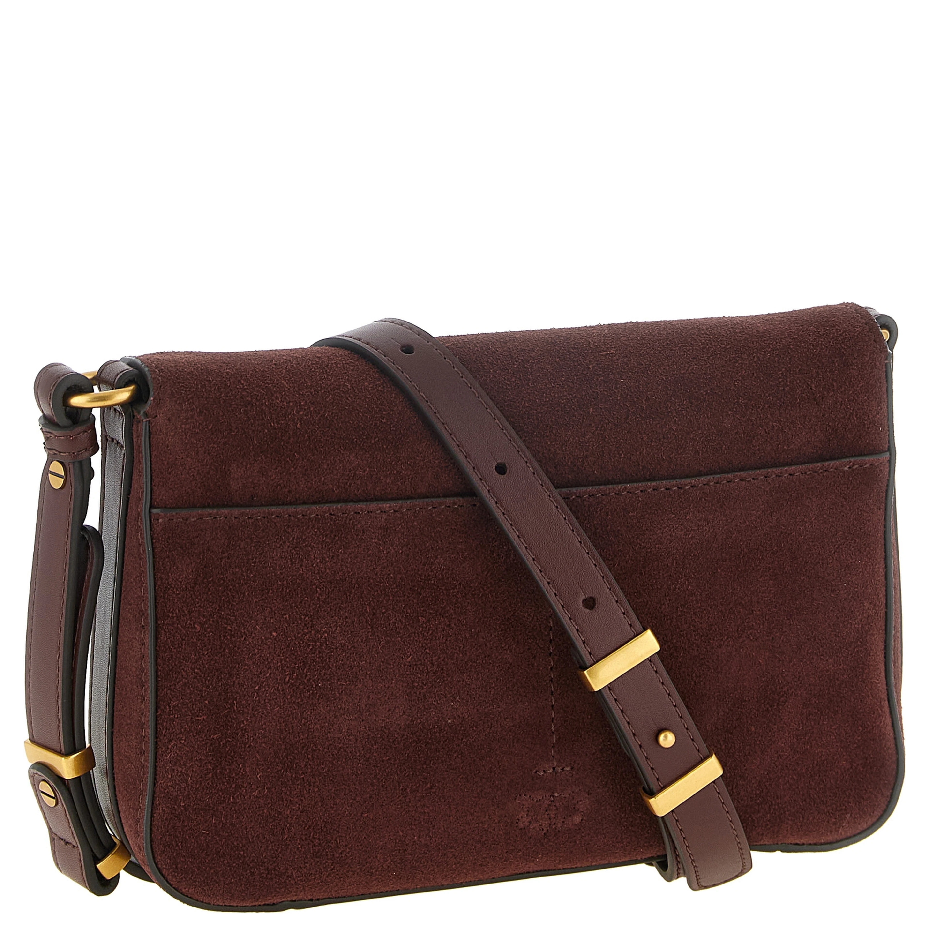 Bordeaux Calfskin Crossbody Bag