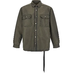 Gray Nylon Full-Length Jacket