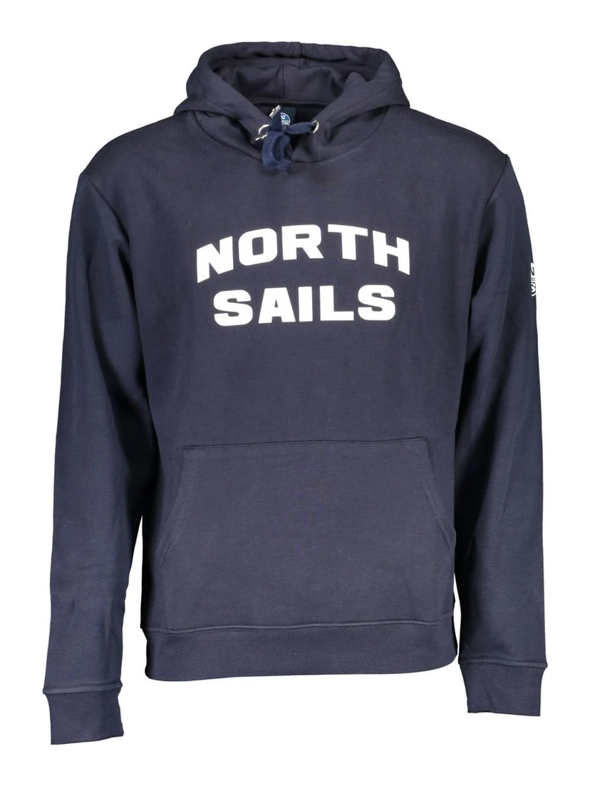 Blue Cotton Men's Sweatshirt