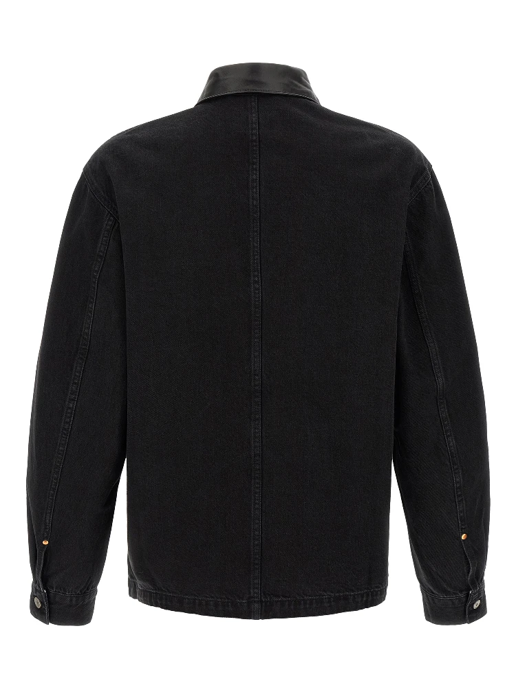 Black Cotton Denim Jacket alternative