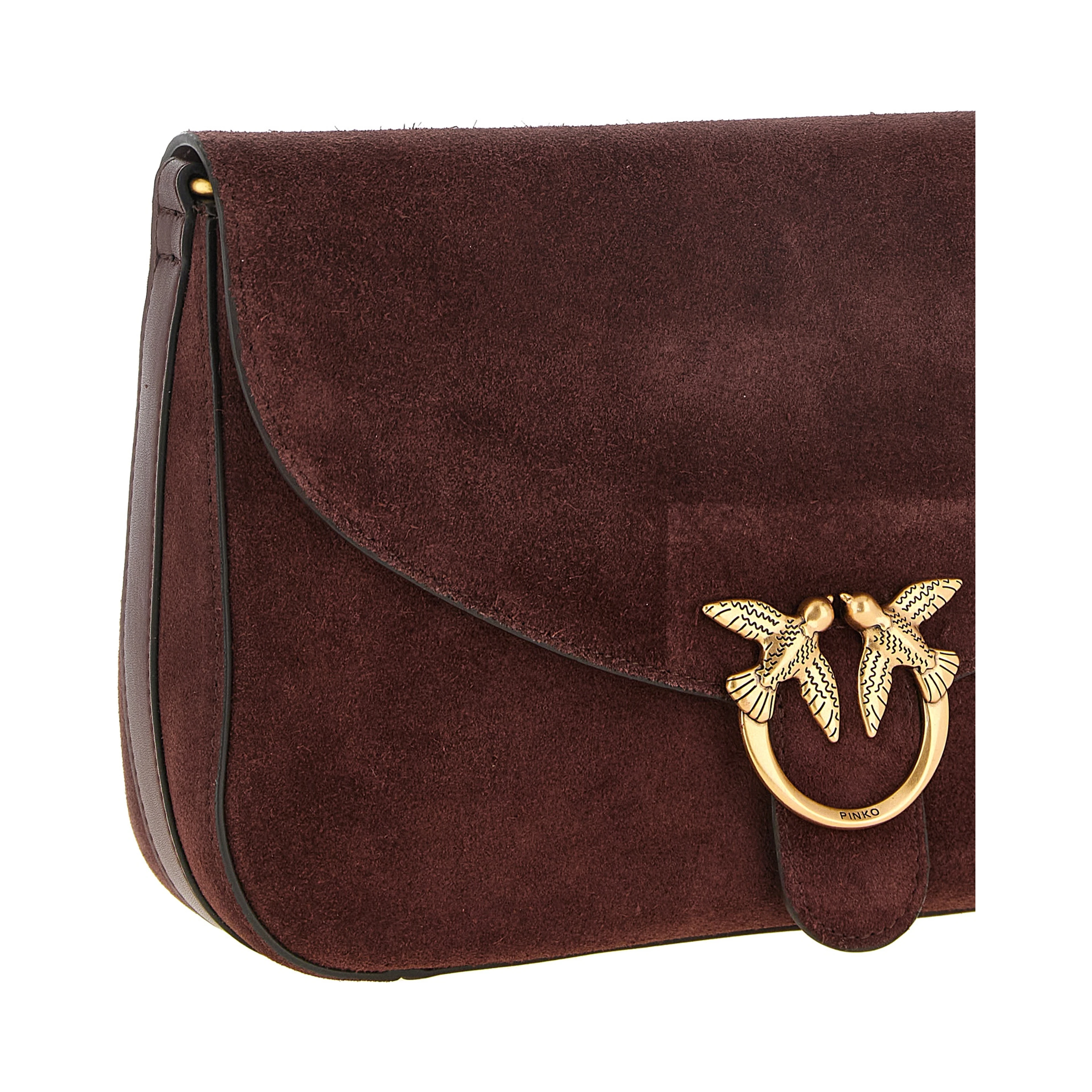 Bordeaux Calfskin Crossbody Bag