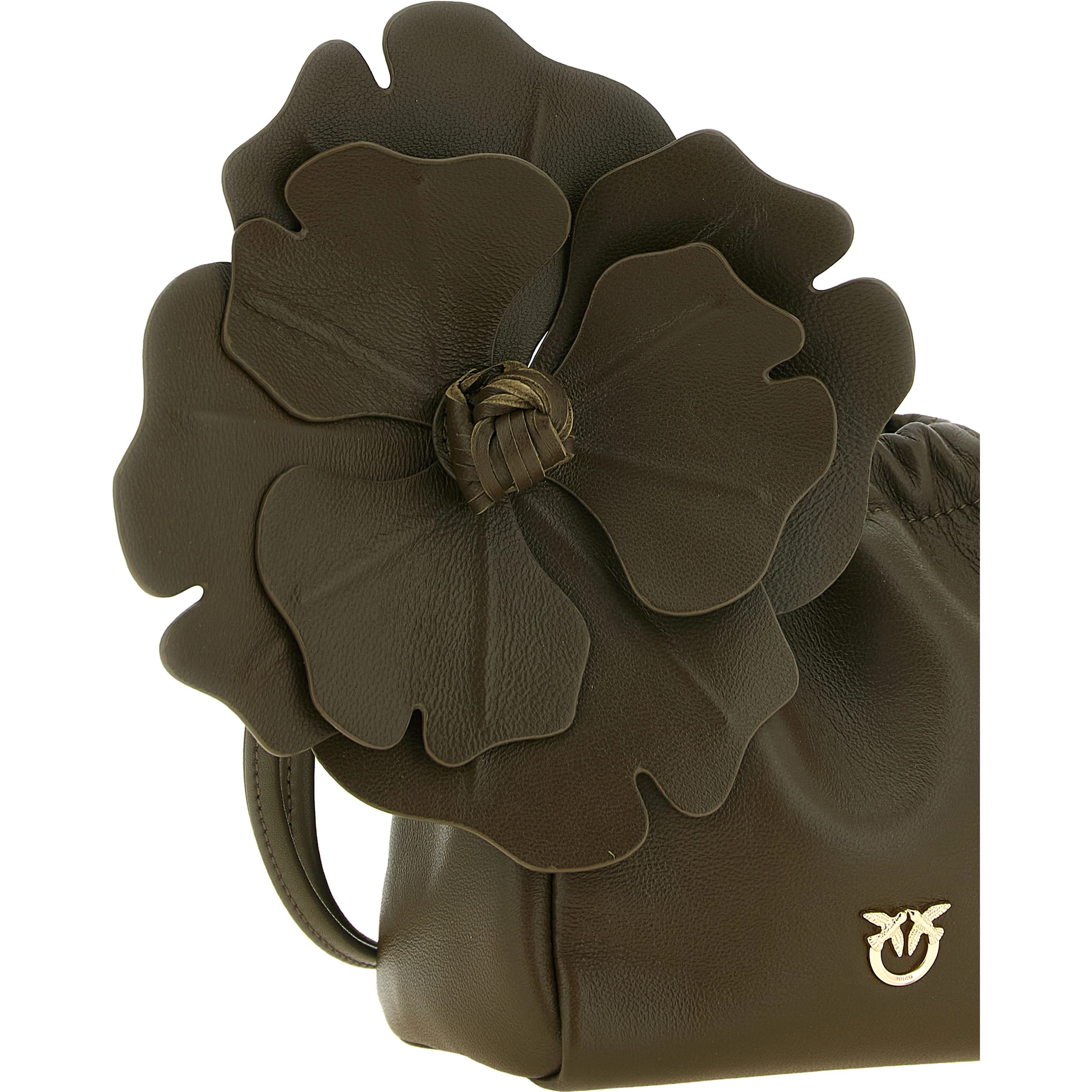 Bicolor Lambskin Clutch Bag