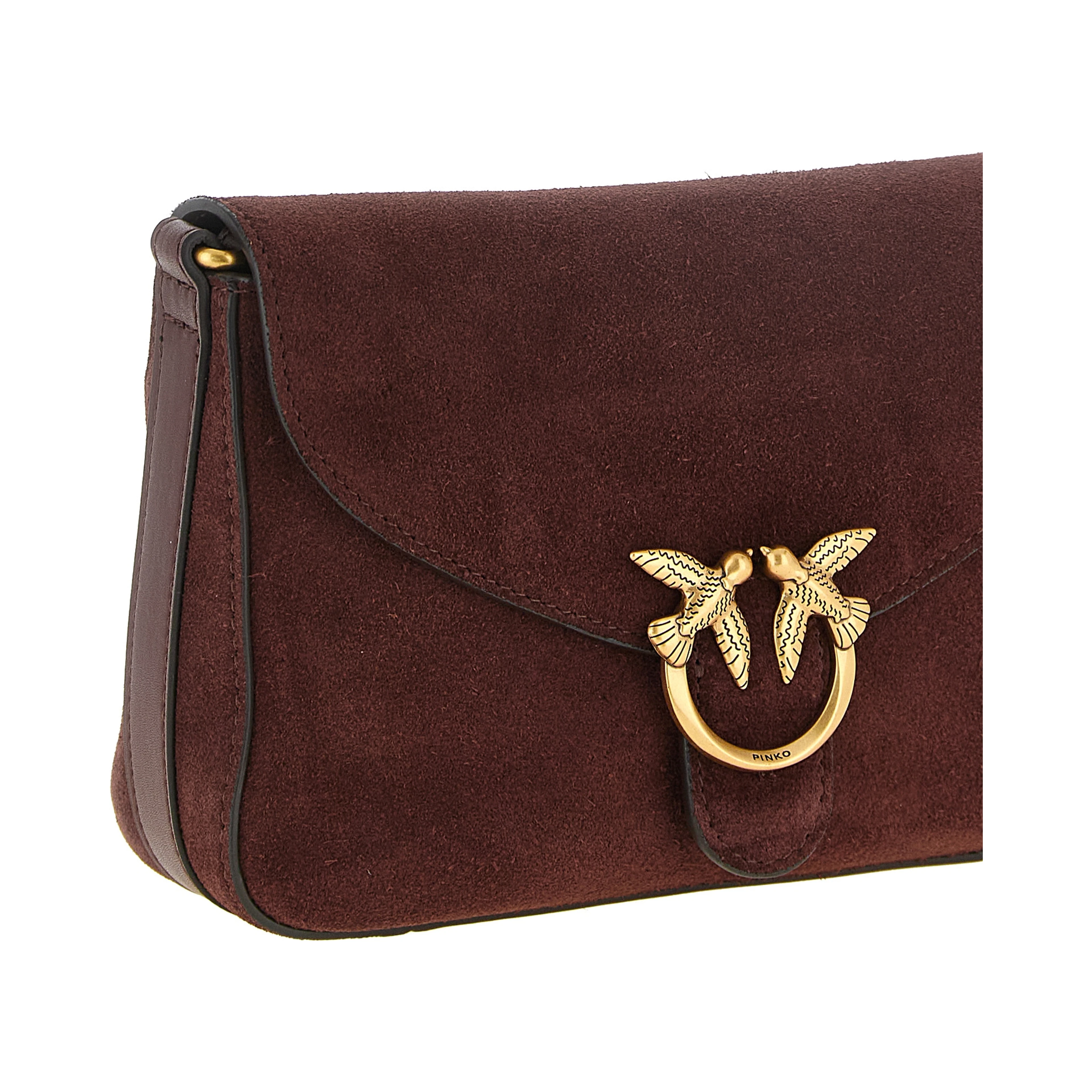 Bordeaux Calfskin Crossbody Bag