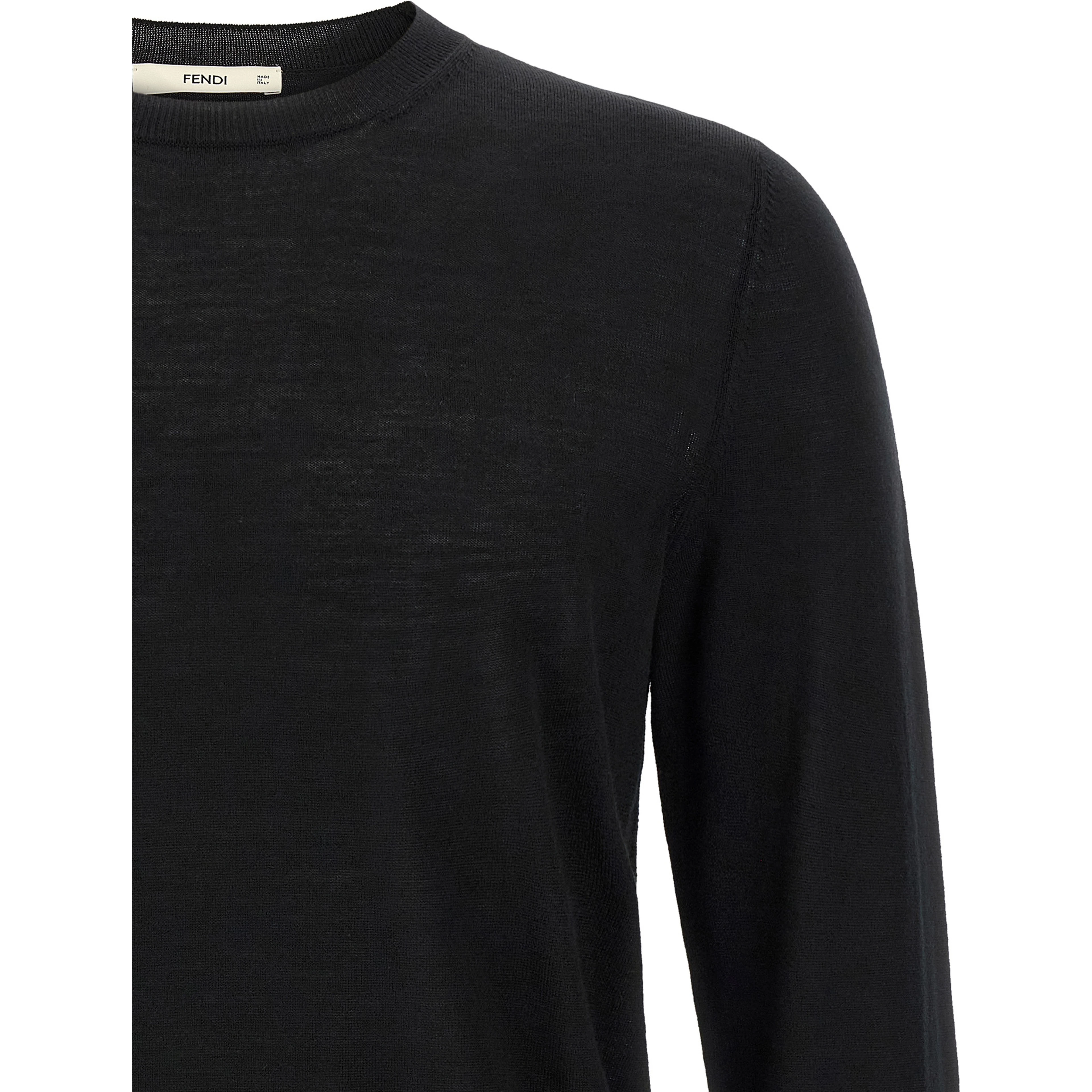 Black Virgin Wool Cardigan