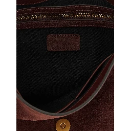 Bordeaux Calfskin Crossbody Bag