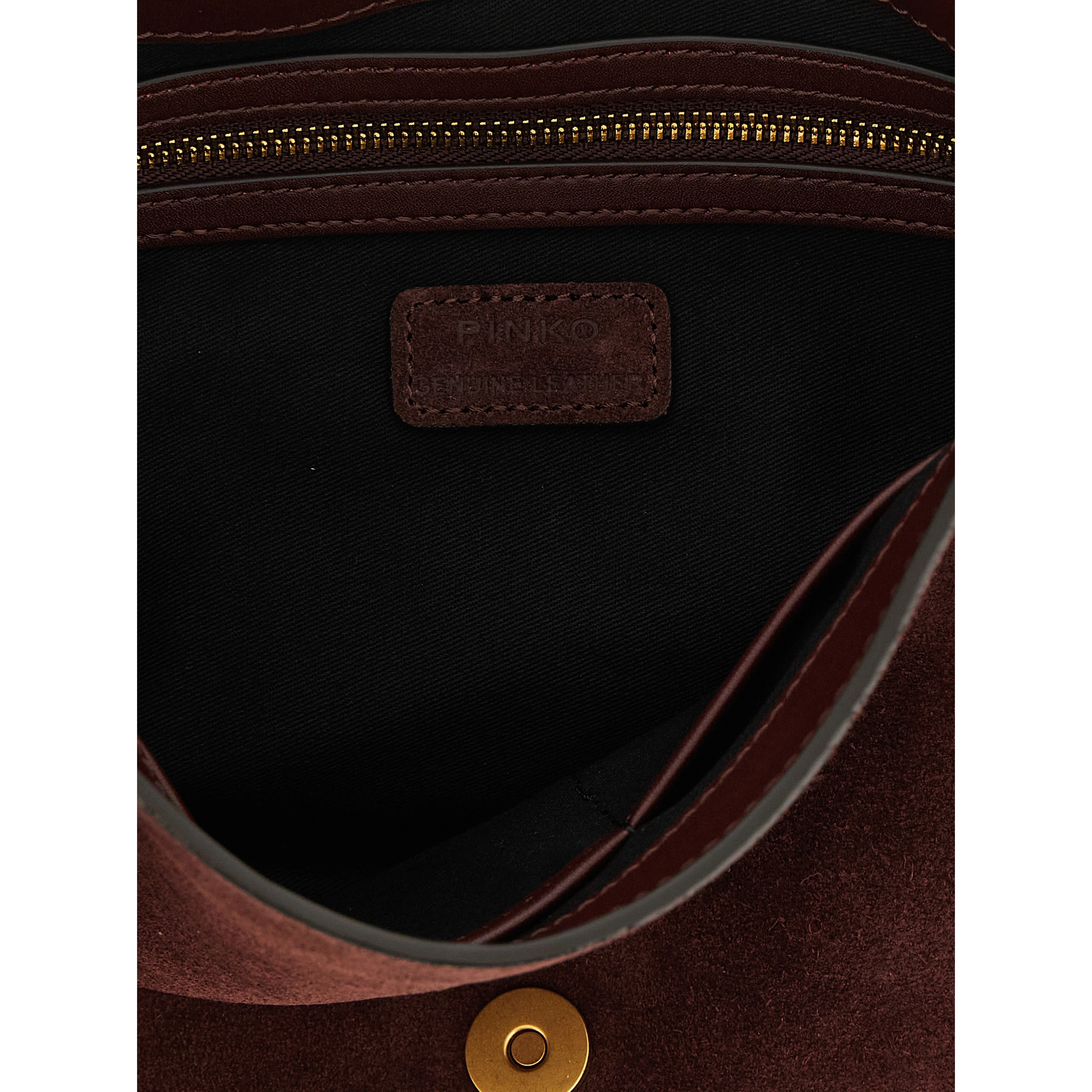 Bordeaux Calfskin Crossbody Bag