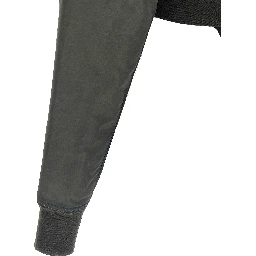 Gray Nylon Bomber