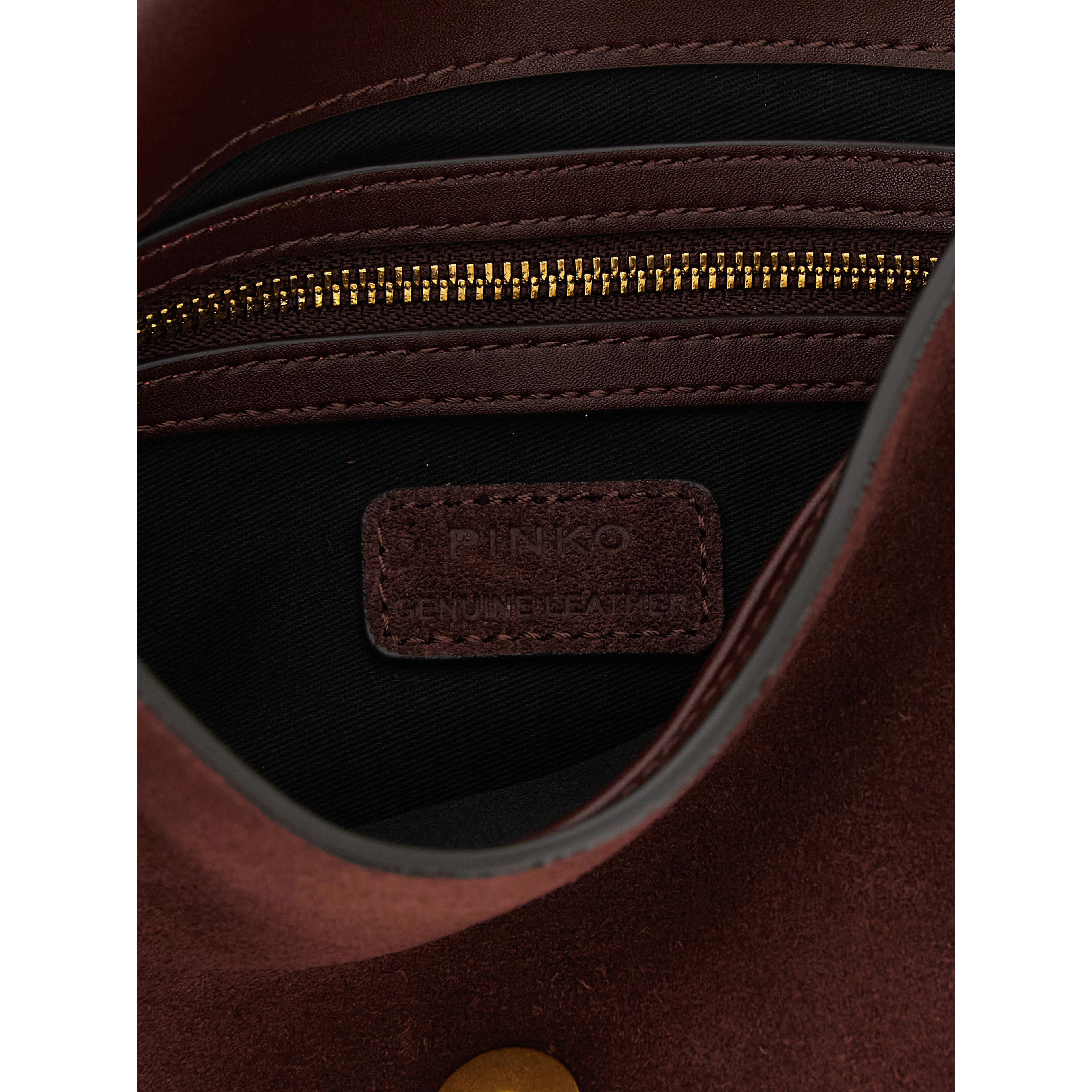 Bordeaux Calfskin Crossbody Bag