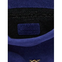 Blue Lambskin Clutch Bag