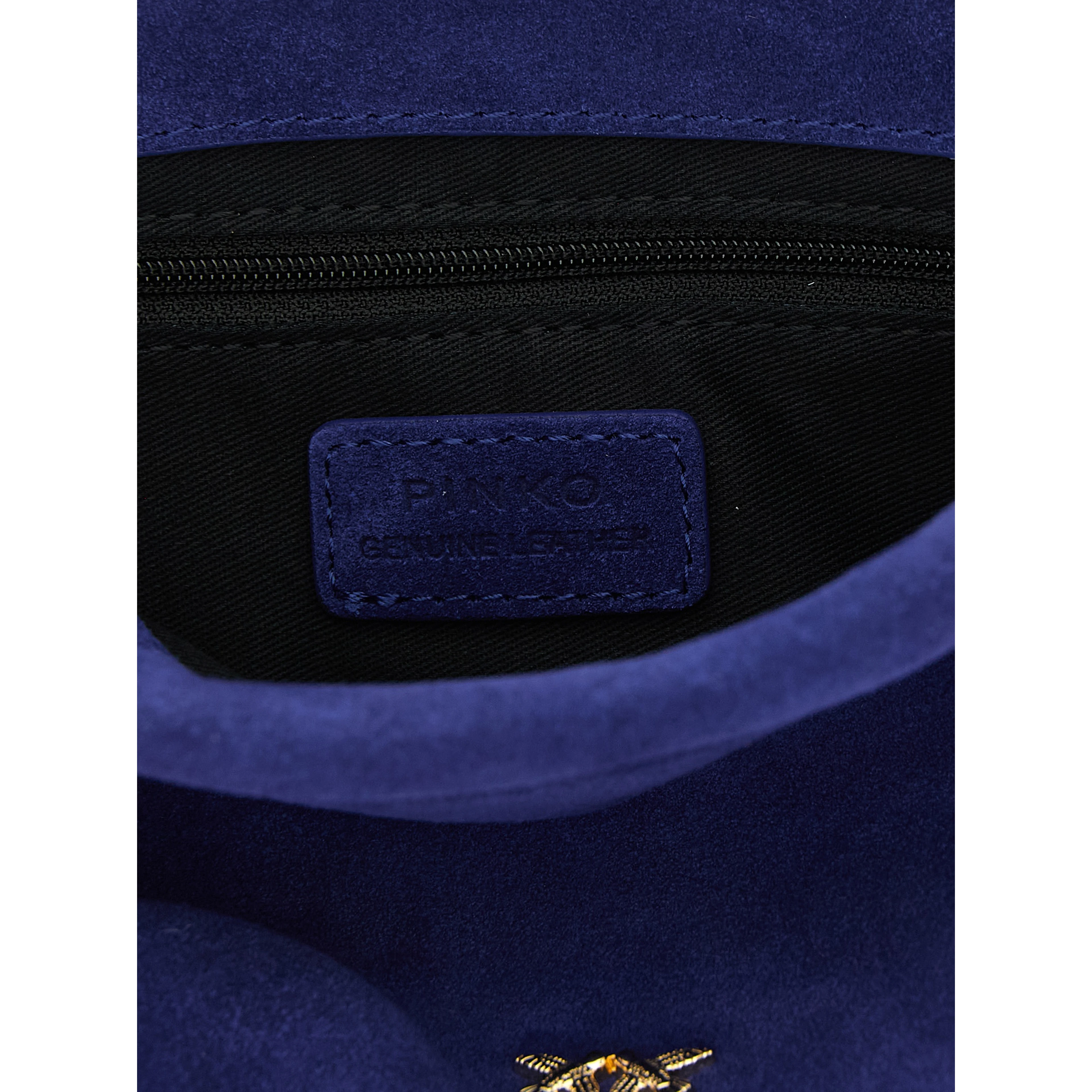 Blue Lambskin Clutch Bag