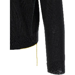 Black Virgin Wool Cardigan