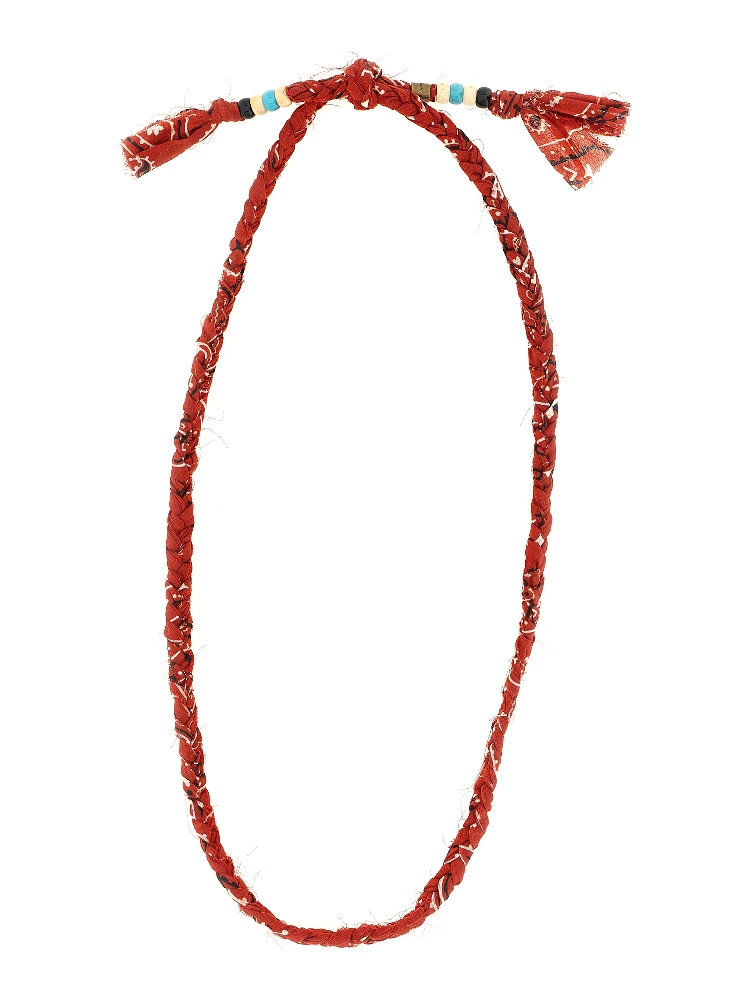 Red Cotton Necklace