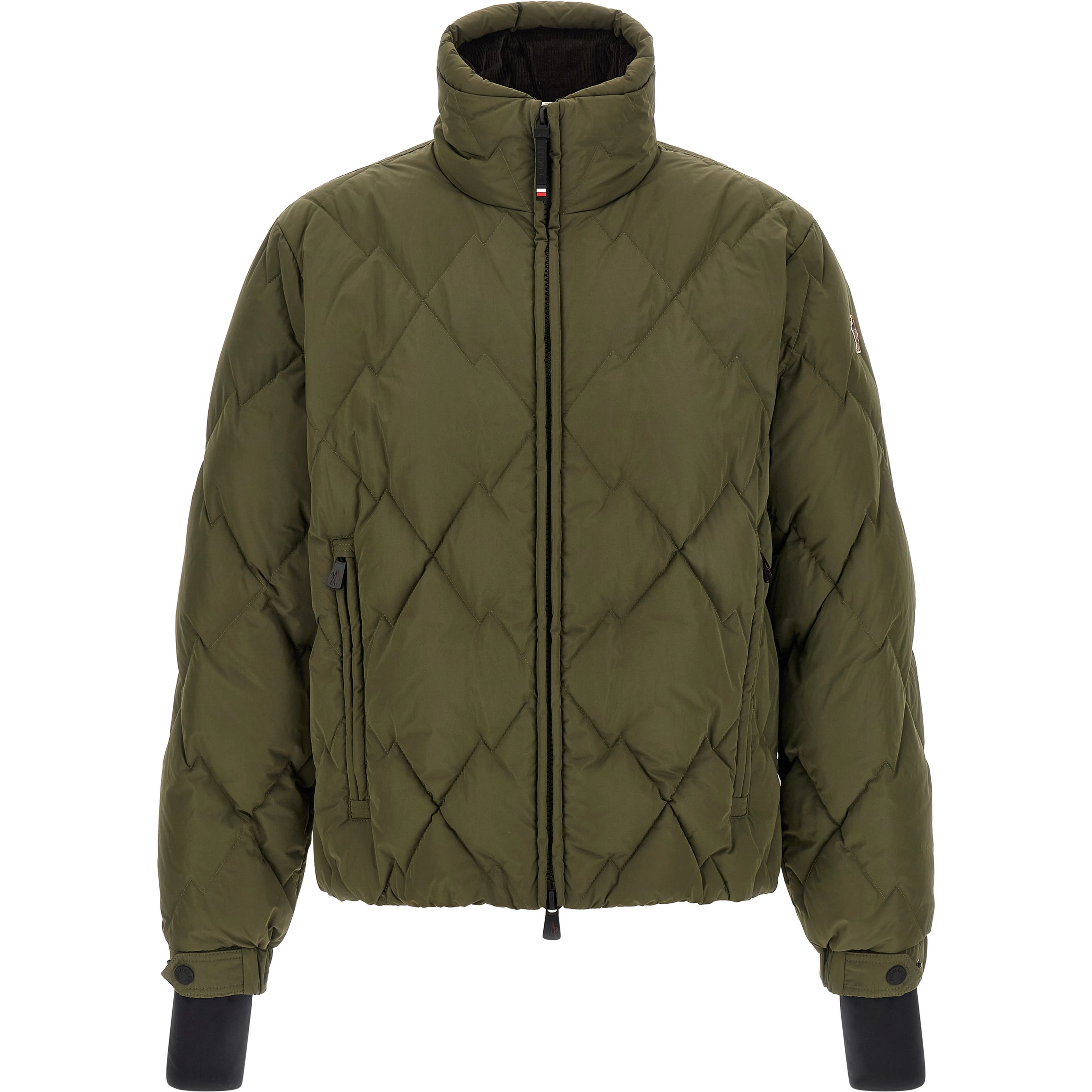 Bicolor Cotton Shell Jacket