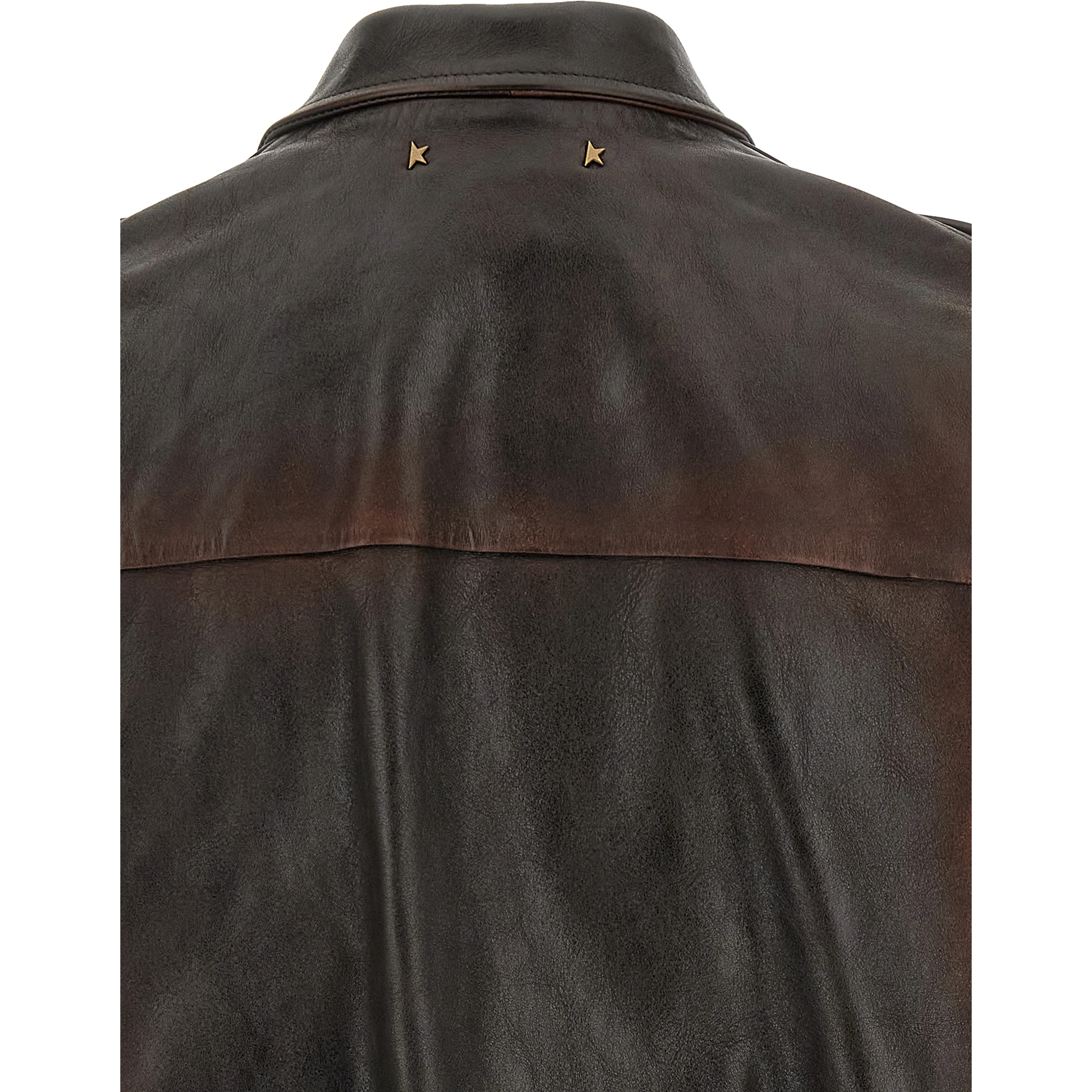 Brown Cowhide Leather Jacket