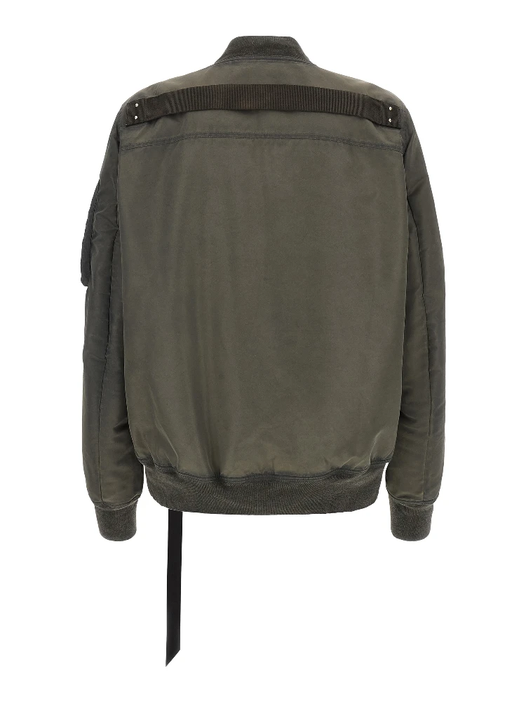 Gray Nylon Bomber alternative