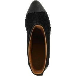 Black Calfskin Ankle Boots
