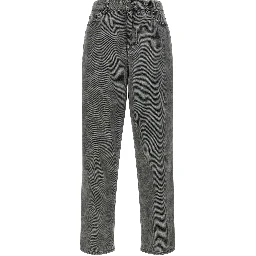 Gray Organic Cotton Tapered Jeans
