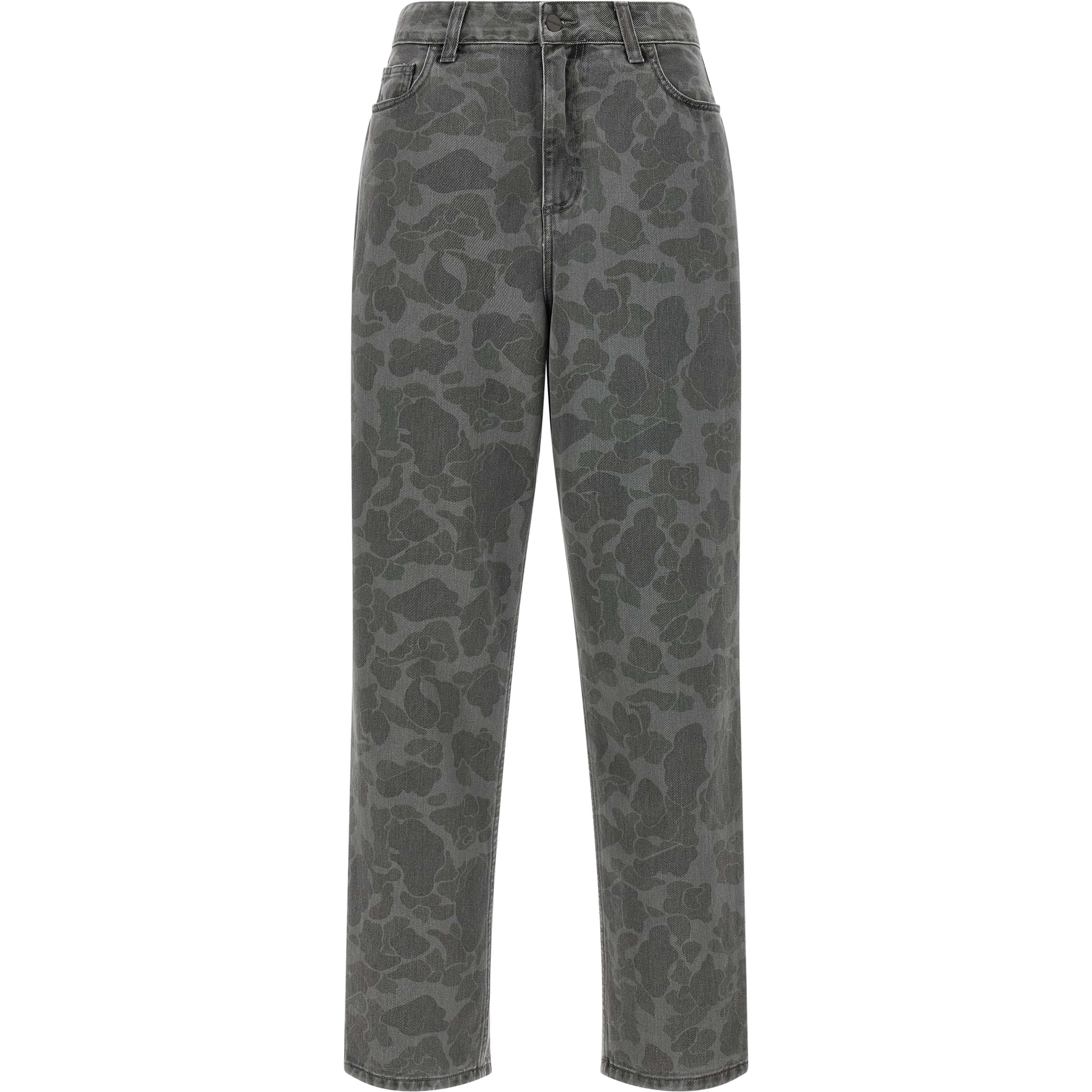 Gray Organic Cotton Tapered Jeans