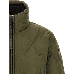 Bicolor Cotton Shell Jacket