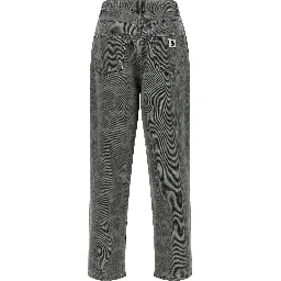 Gray Organic Cotton Tapered Jeans