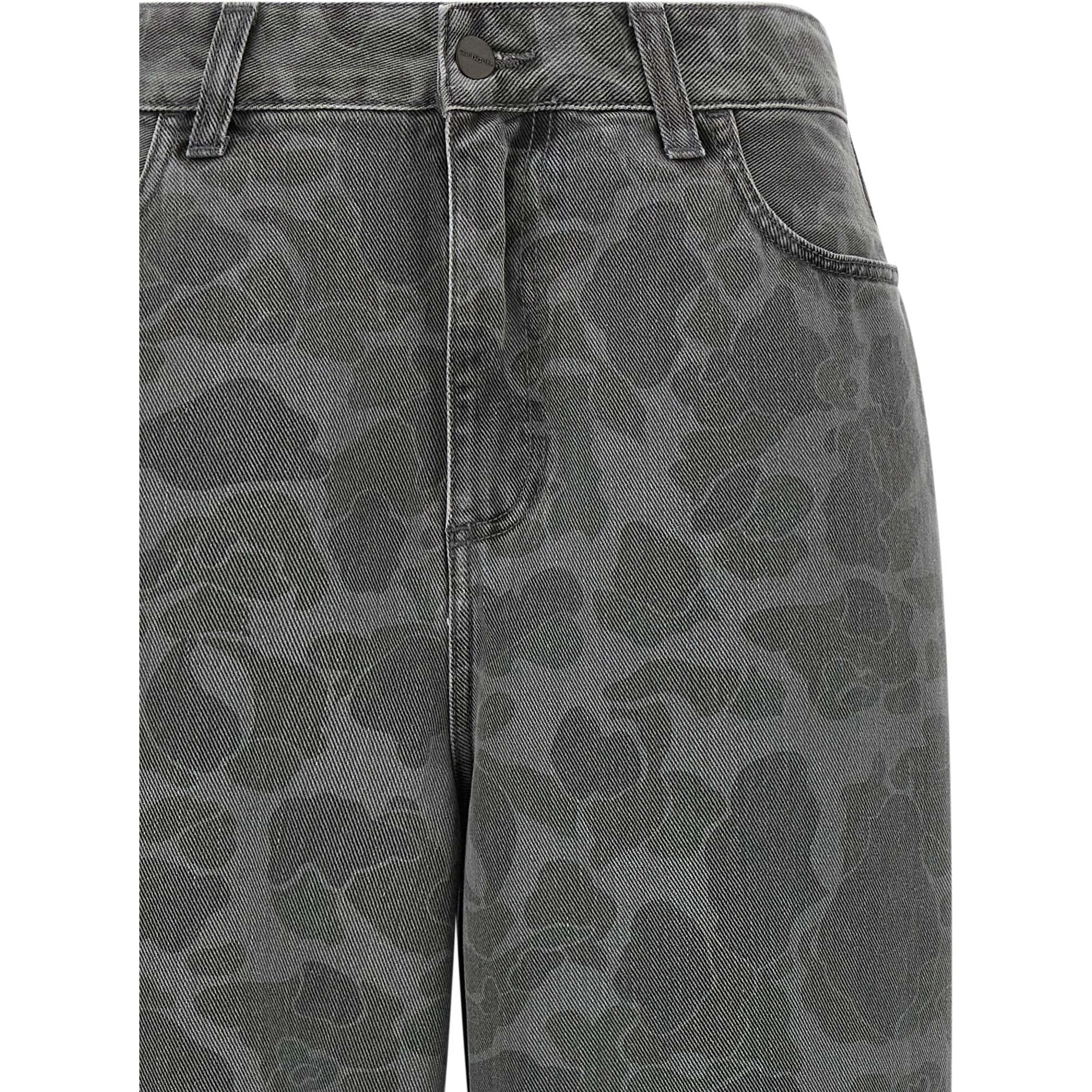 Gray Organic Cotton Tapered Jeans
