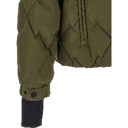 Bicolor Cotton Shell Jacket