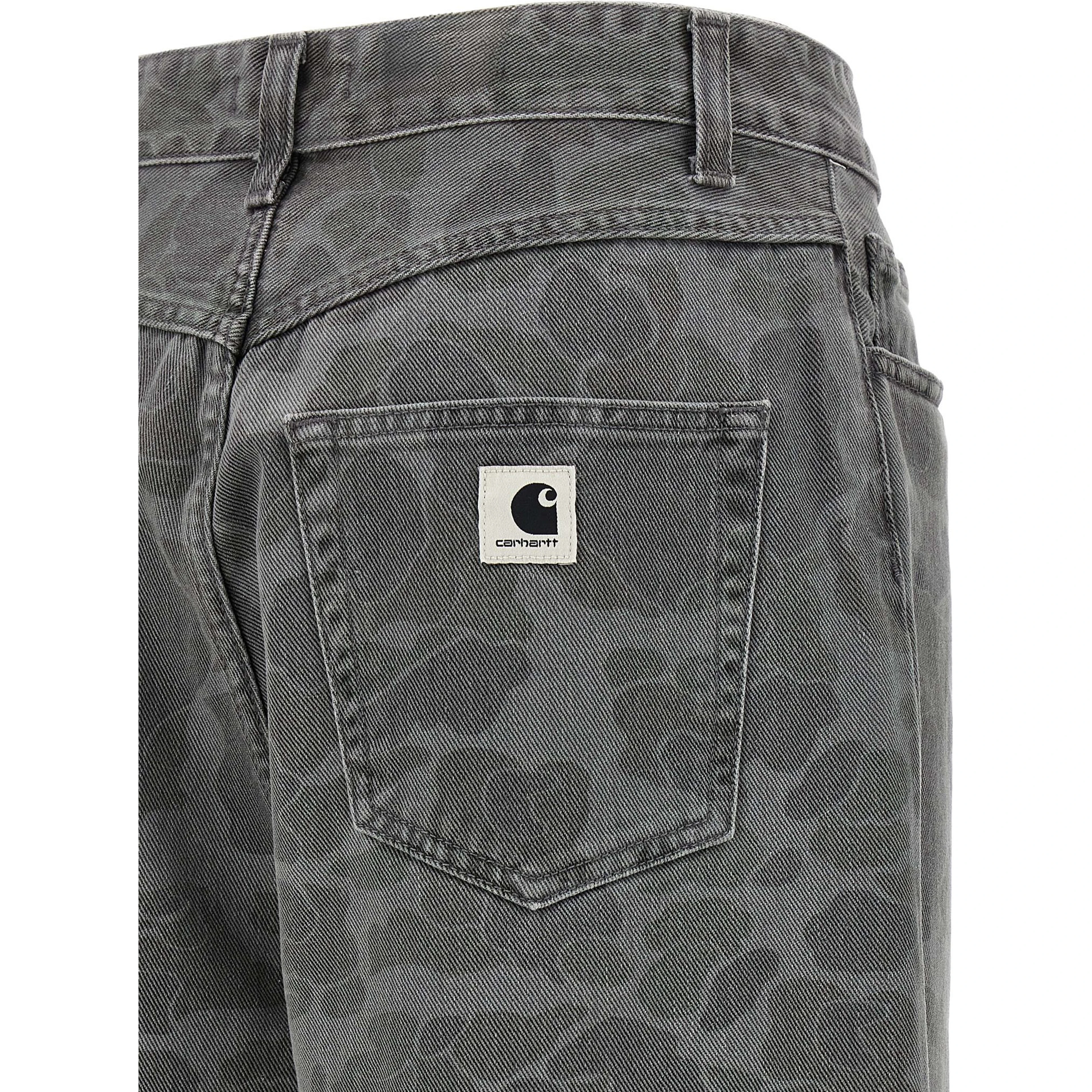Gray Organic Cotton Tapered Jeans