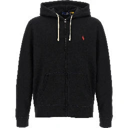 Black Cotton Sweatshirt