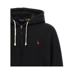 Black Cotton Sweatshirt