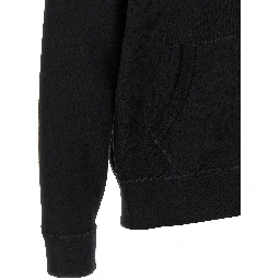Black Cotton Sweatshirt