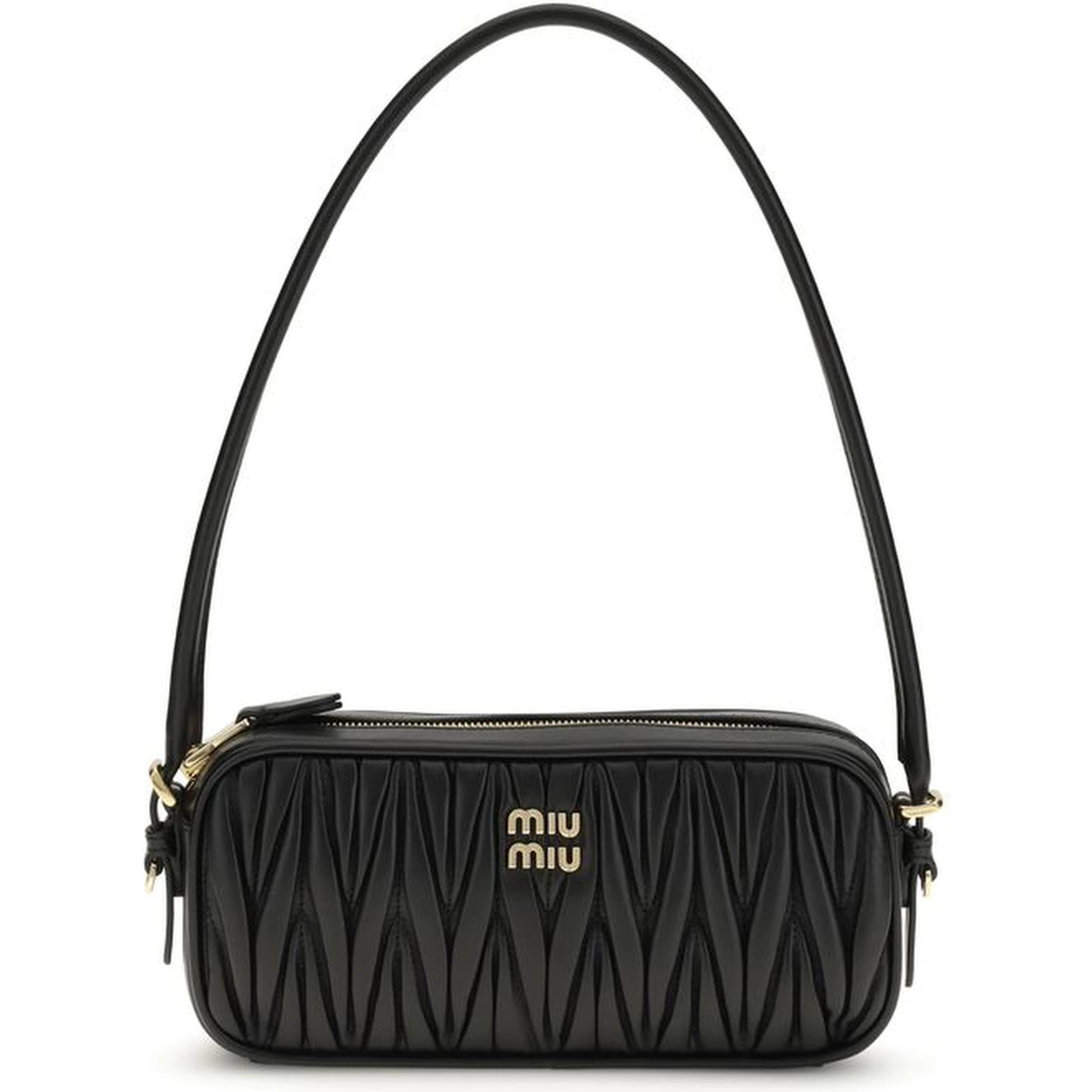 Black Calf Leather Bos Taurus Shoulder Bag