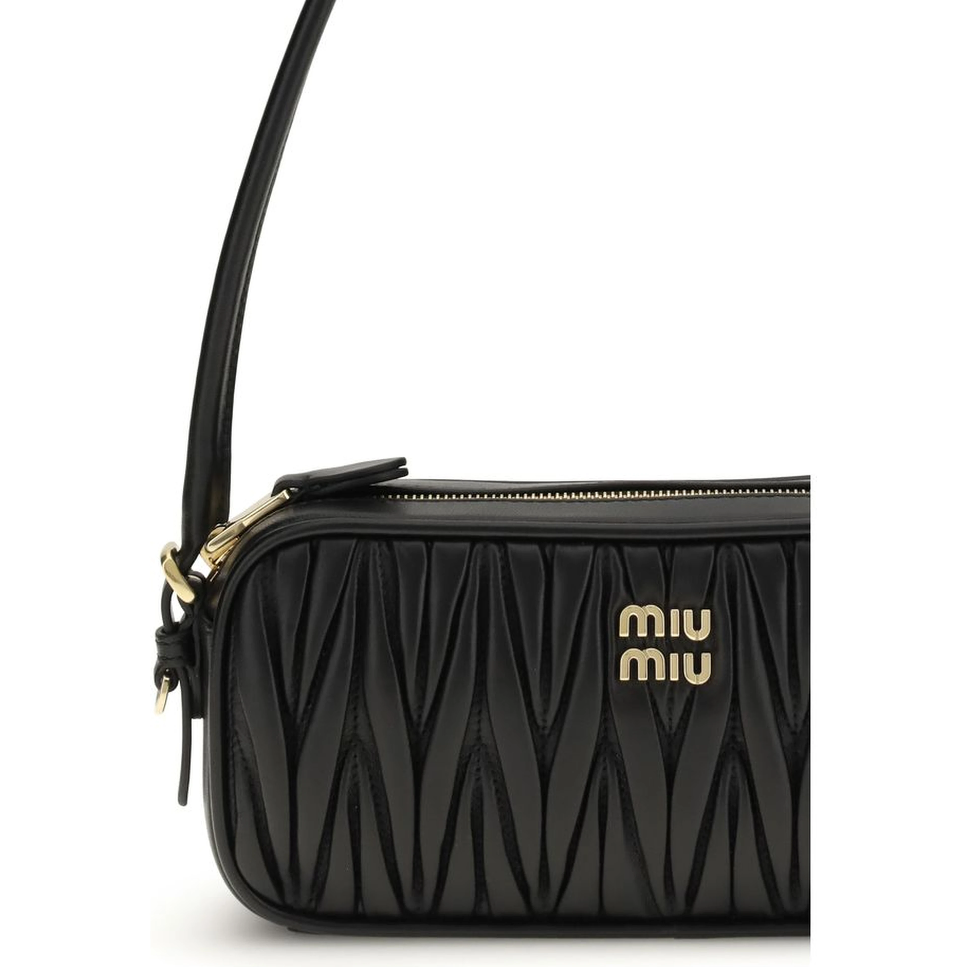 Black Calf Leather Bos Taurus Shoulder Bag