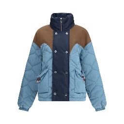 Light Blue Polyamide Coat