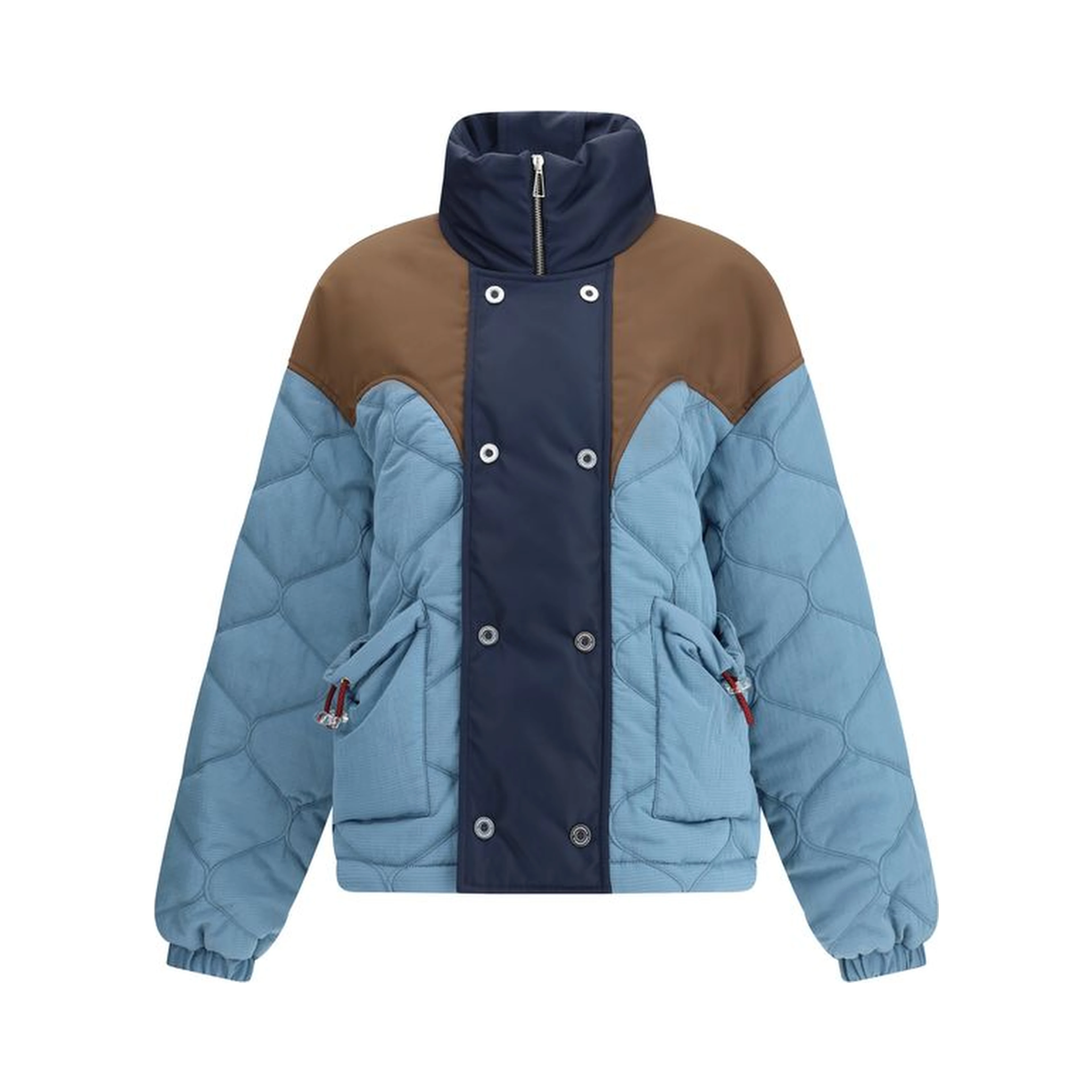 Light Blue Polyamide Coat