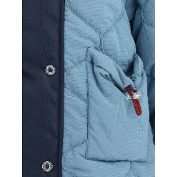 Light Blue Polyamide Coat