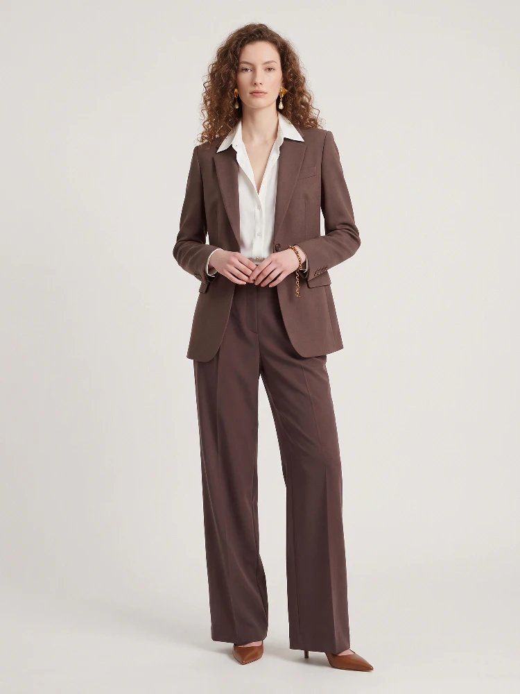 Straight leg canvas trousers alternative