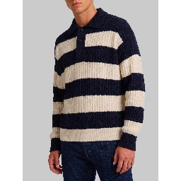 Ribbed marinière polo