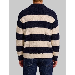 Ribbed marinière polo